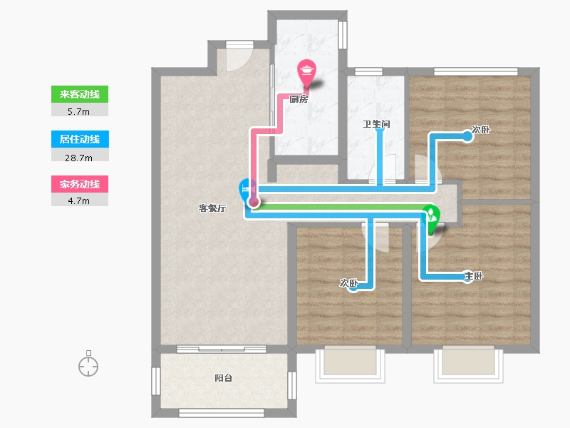 山东省-菏泽市-万腾观澜城-87.20-户型库-动静线