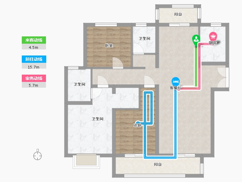 河南省-平顶山市-翰林世家-103.59-户型库-动静线