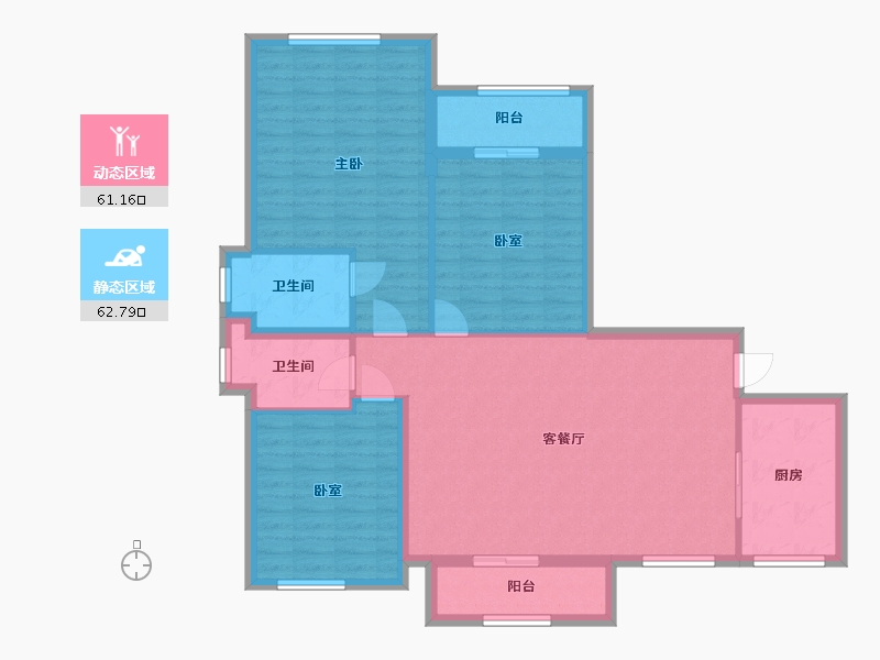 湖北省-恩施土家族苗族自治州-盛境雅苑-112.55-户型库-动静分区