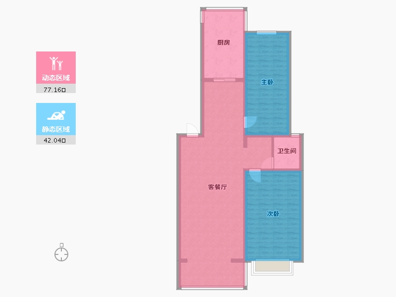 上海-上海市-虹梅新苑-北区-78.00-户型库-动静分区