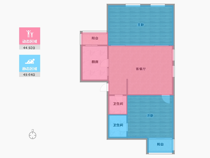 天津-天津市-罗马花园-100.00-户型库-动静分区