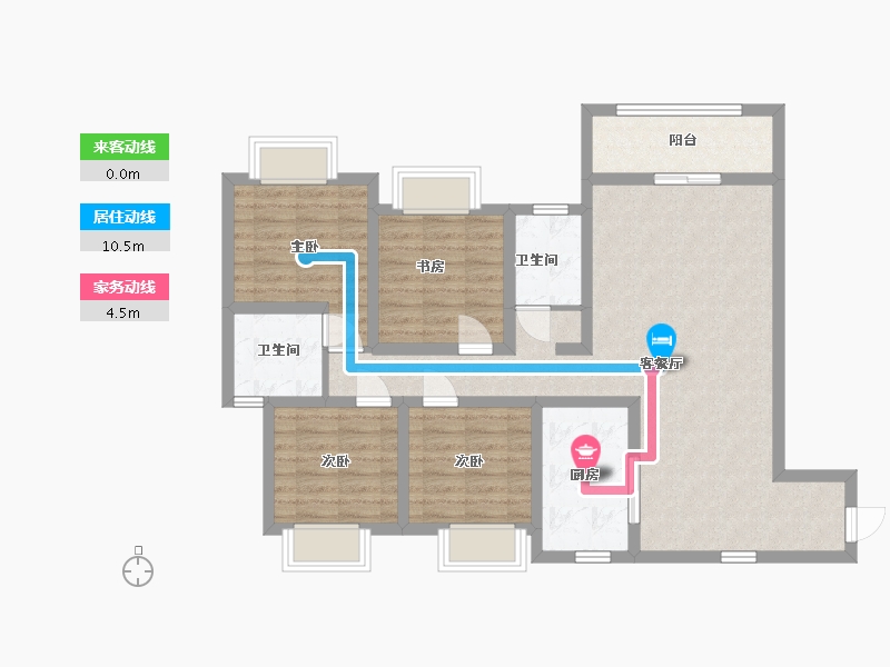 四川省-凉山彝族自治州-冕宁未来城-99.20-户型库-动静线