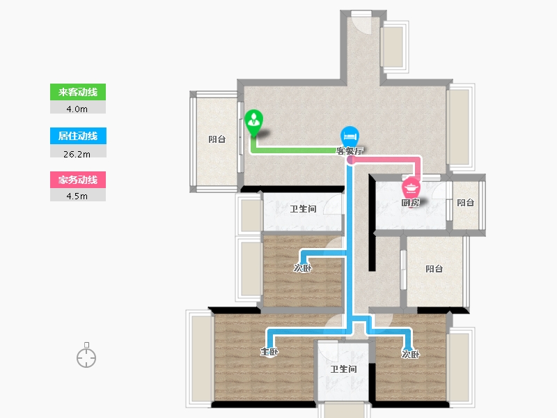 广东省-清远市-君临天下-141.60-户型库-动静线