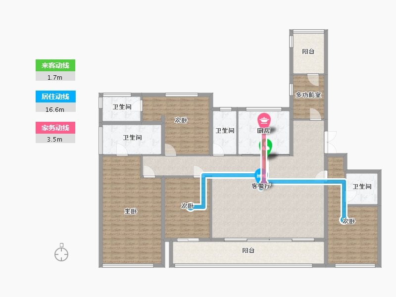 浙江省-宁波市-滨江誉品-192.00-户型库-动静线