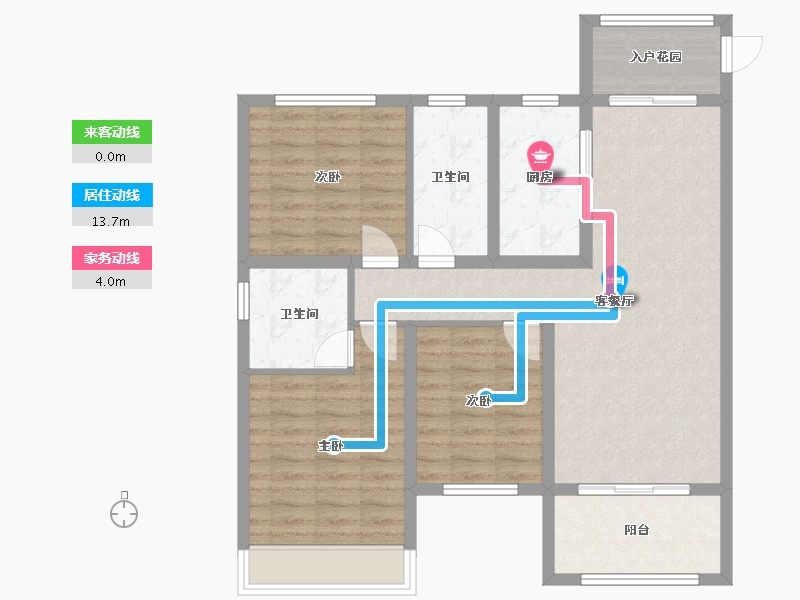 河南省-驻马店市-公园学府-92.00-户型库-动静线