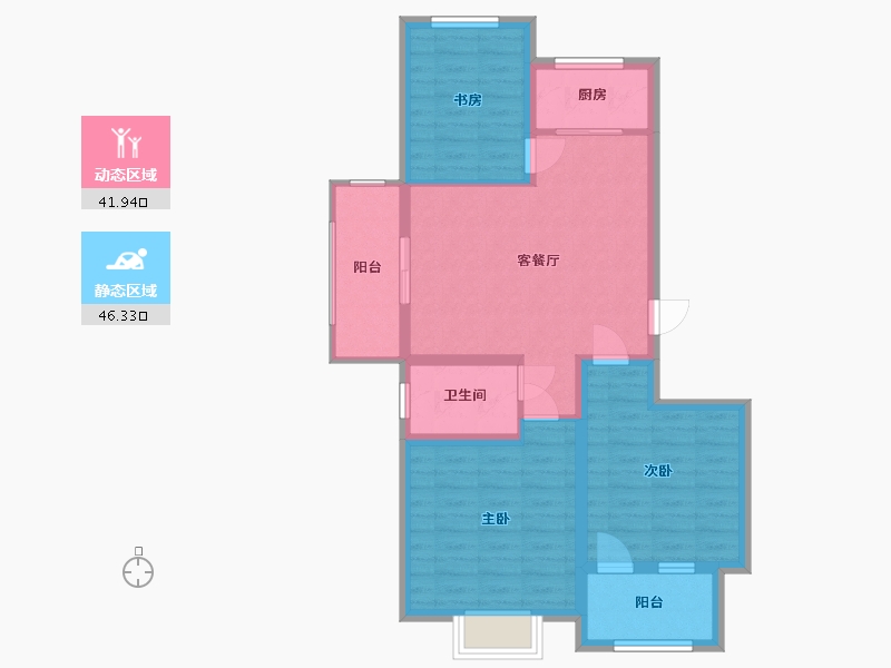 河南省-濮阳市-上和府-86.68-户型库-动静分区