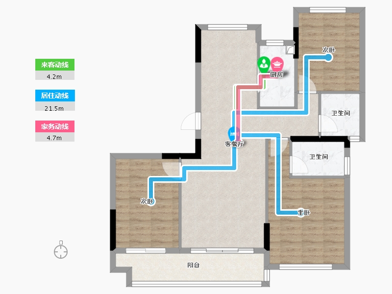 江西省-九江市-中辉外滩-93.60-户型库-动静线