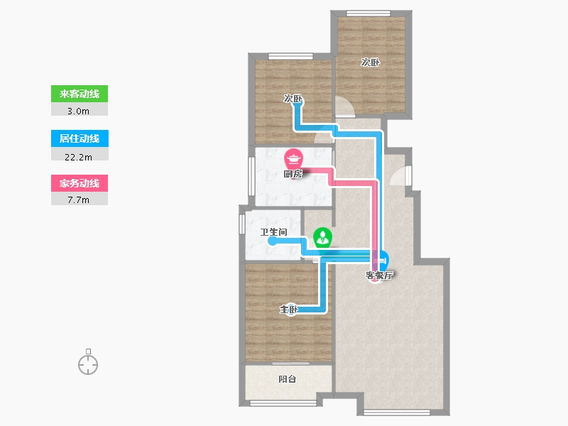 河北省-衡水市-富强理想城-87.27-户型库-动静线