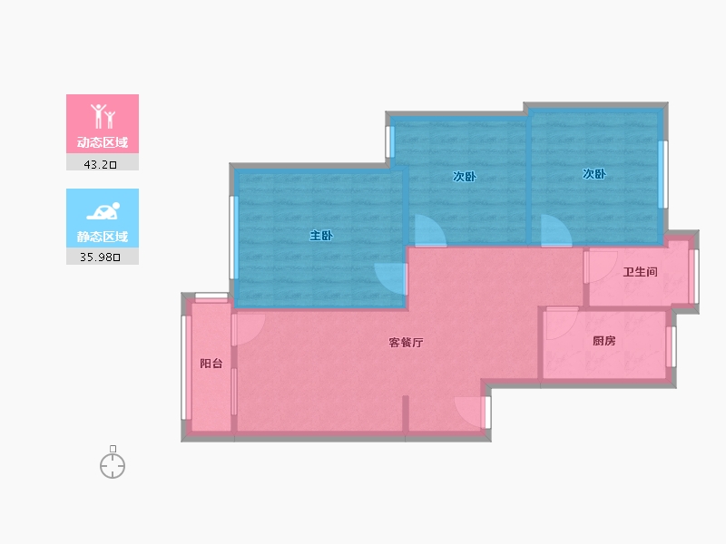 福建省-泉州市-西湖盛荣苑-一期-88.00-户型库-动静分区