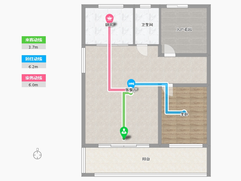 湖南省-郴州市-碧桂园翘楚棠-220.00-户型库-动静线