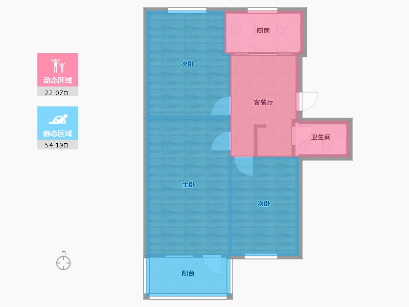 福建省-福州市-万春二区-83.00-户型库-动静分区