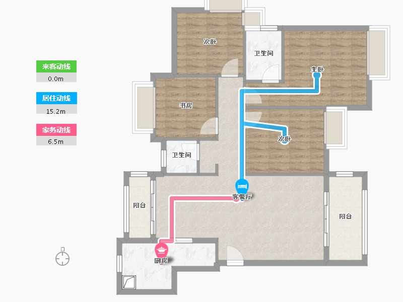 江西省-抚州市-德昌府-110.00-户型库-动静线