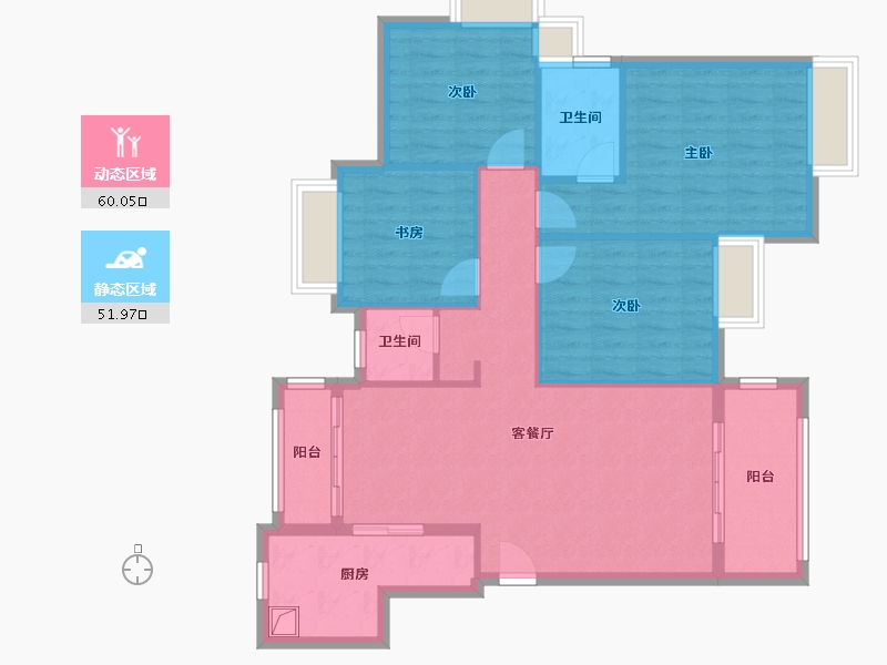 江西省-抚州市-德昌府-110.00-户型库-动静分区