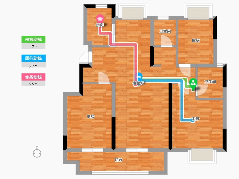 江西省-九江市-融创城发匡庐别院-92.80-户型库-动静线