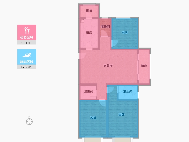 山西省-晋城市-金华苑-二期-112.00-户型库-动静分区