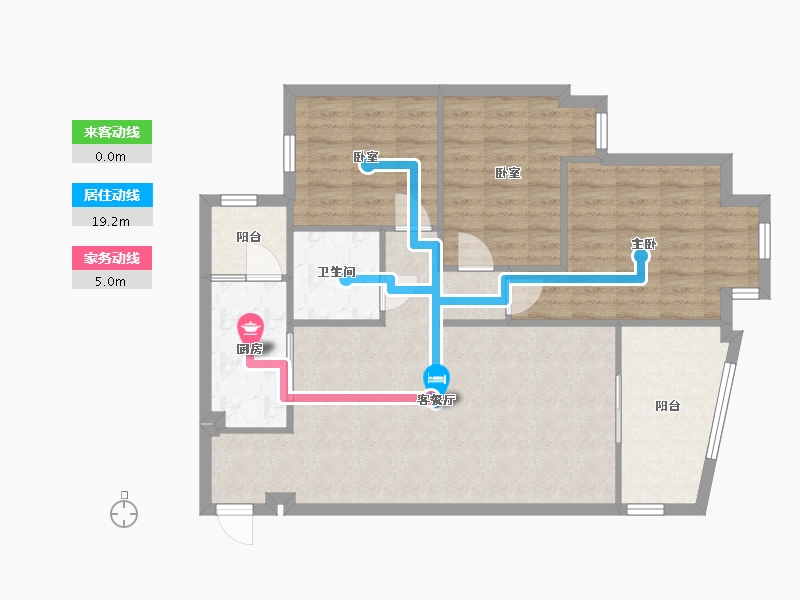 四川省-成都市-锦上清苑-85.60-户型库-动静线