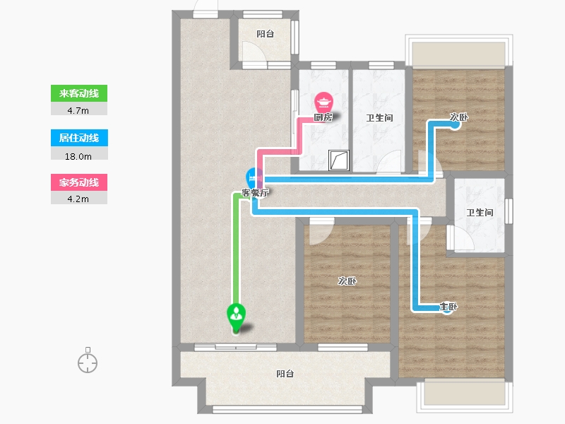 河南省-驻马店市-薄山府-100.00-户型库-动静线