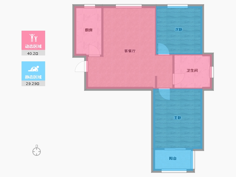 天津-天津市-景汇名园-68.00-户型库-动静分区