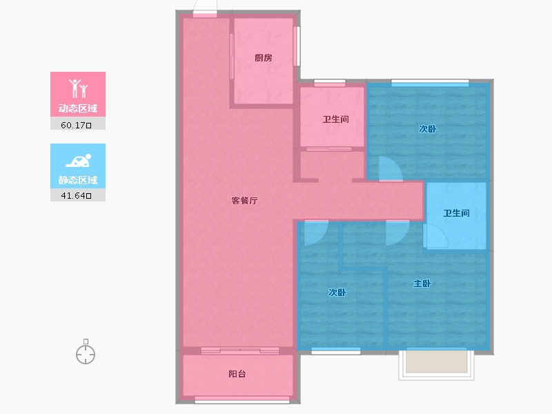 山西省-晋城市-高平浩翔君悦宸-92.00-户型库-动静分区