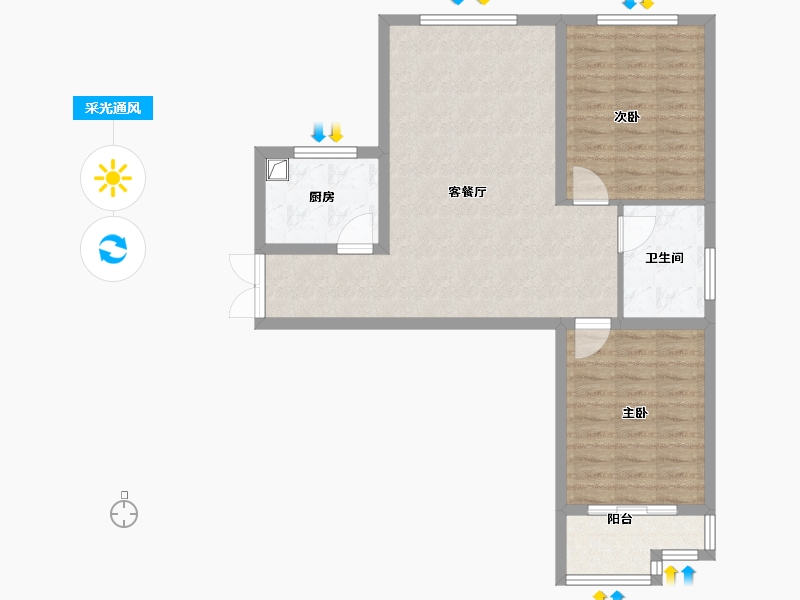 河北省-保定市-汉都城-78.48-户型库-采光通风