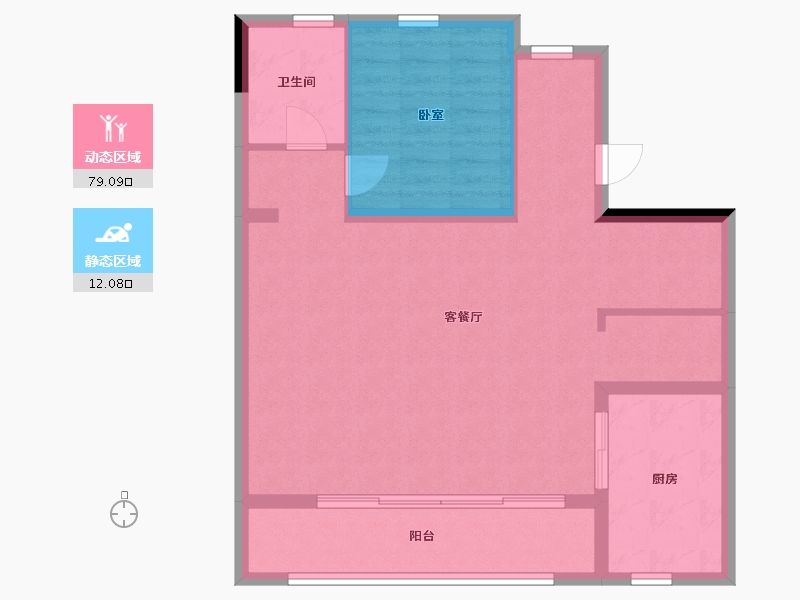 重庆-重庆市-曲水风和-142.00-户型库-动静分区