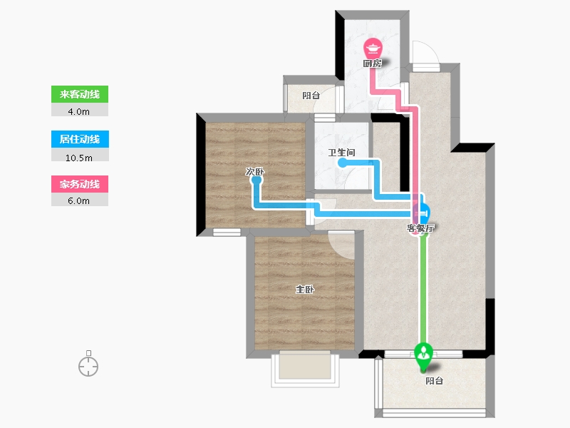 四川省-成都市-文和居-59.20-户型库-动静线