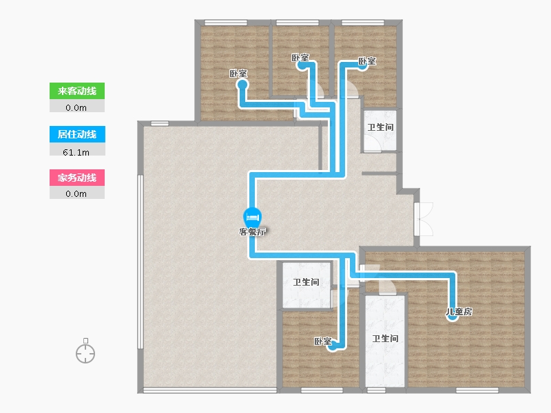 湖南省-益阳市-建发央著-199.20-户型库-动静线