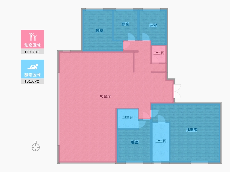 湖南省-益阳市-建发央著-199.20-户型库-动静分区