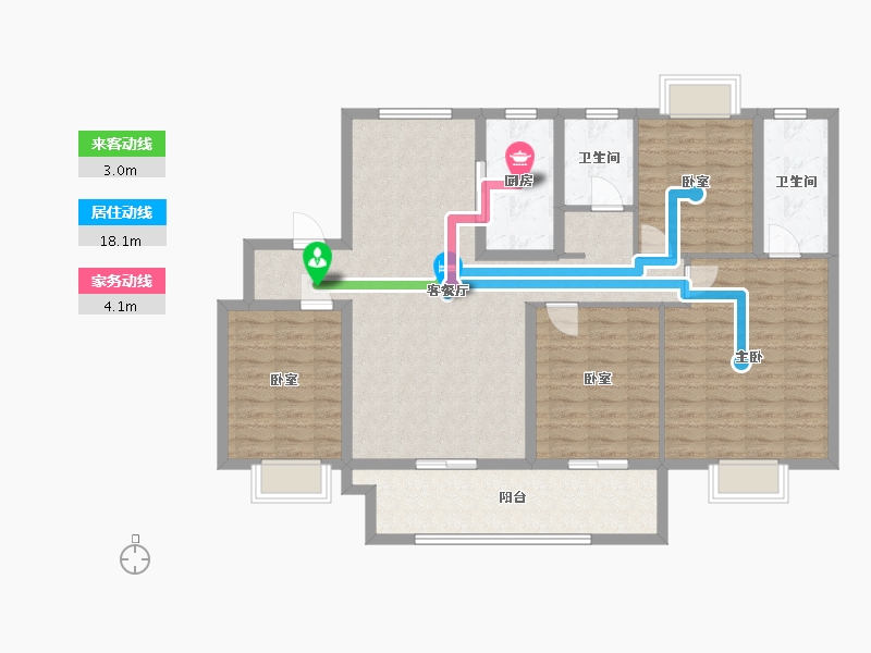 江西省-赣州市-中奥朗境台-120.00-户型库-动静线