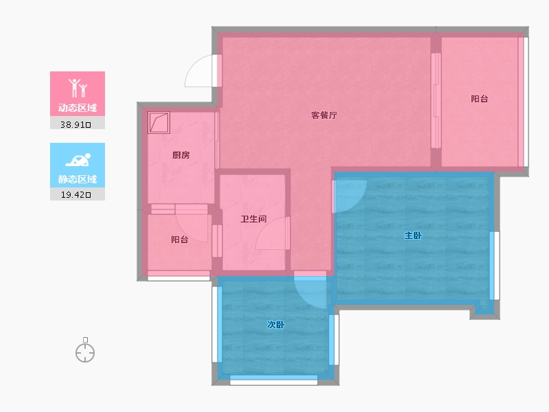 广东省-湛江市-达智华府-47.81-户型库-动静分区