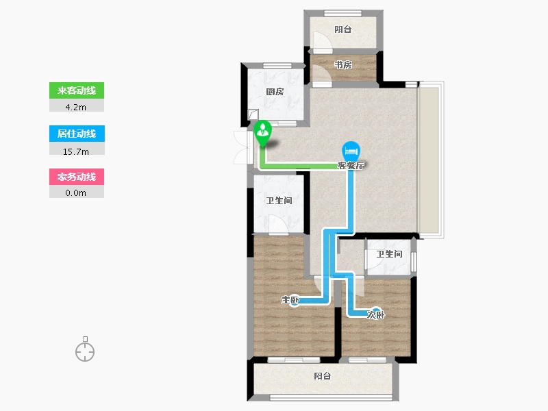 山西省-运城市-运城吾悦华府二期-86.50-户型库-动静线