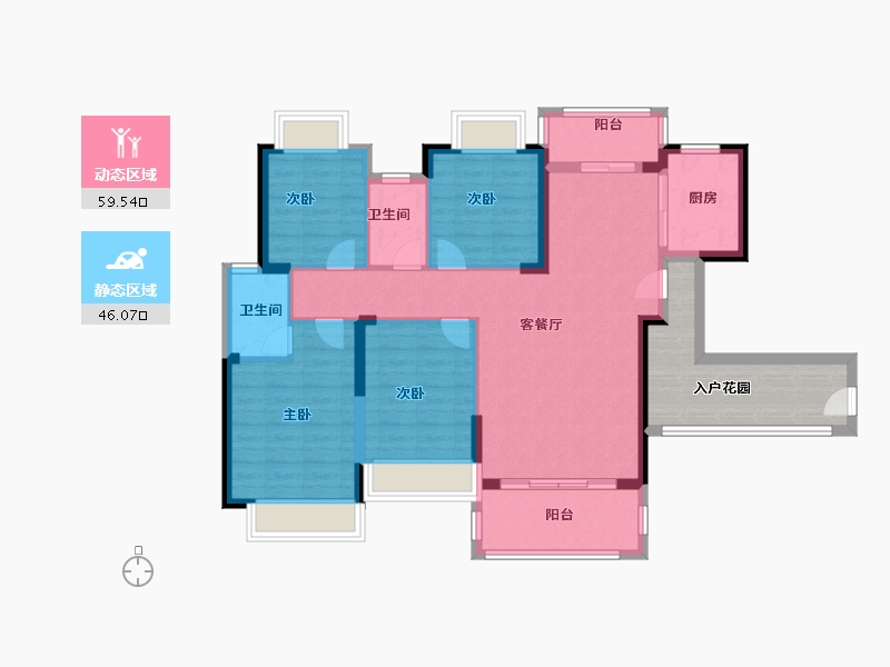 广东省-河源市-中东学府里-105.40-户型库-动静分区