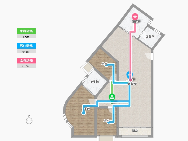 广东省-深圳市-益田花园豪园居-86.62-户型库-动静线