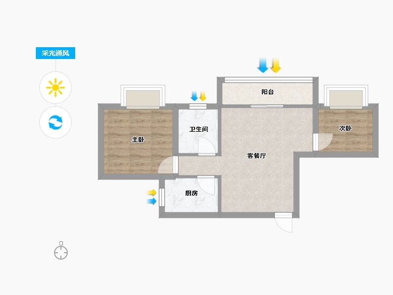 广东省-深圳市-中港城-45.18-户型库-采光通风