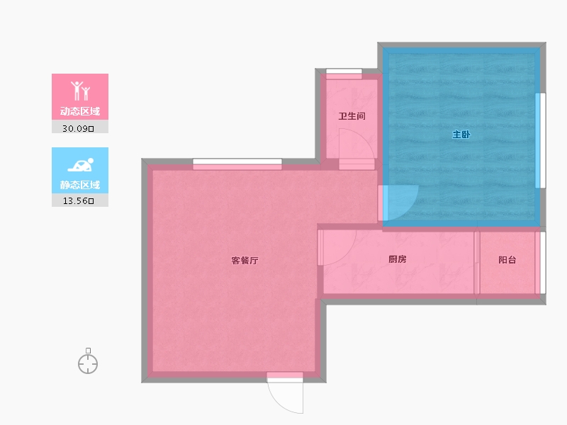 广东省-深圳市-凯丰花园-38.42-户型库-动静分区