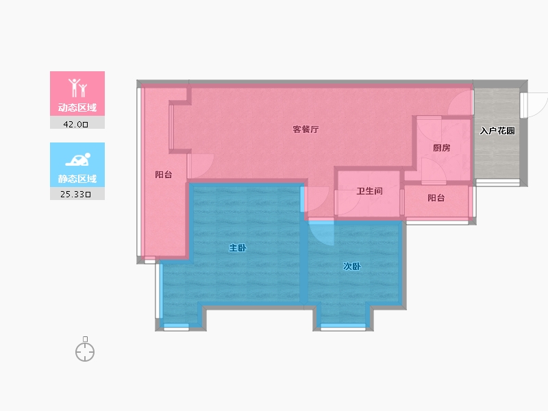 广东省-深圳市-翰岭院-63.24-户型库-动静分区