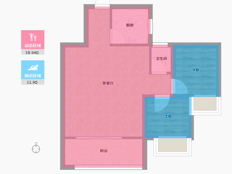 广东省-深圳市-香蜜湖豪庭-45.06-户型库-动静分区