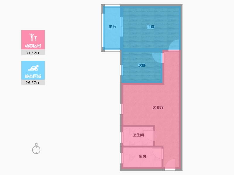 广东省-深圳市-彩天名苑-50.81-户型库-动静分区