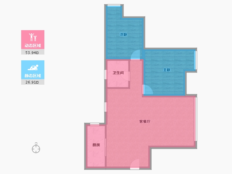 广东省-深圳市-华强花园-72.86-户型库-动静分区