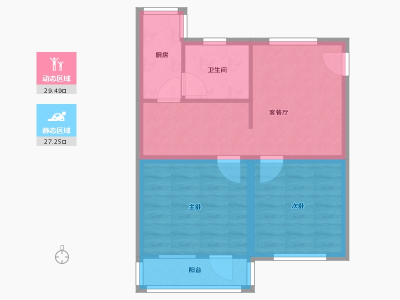 广东省-深圳市-越众小区-49.97-户型库-动静分区