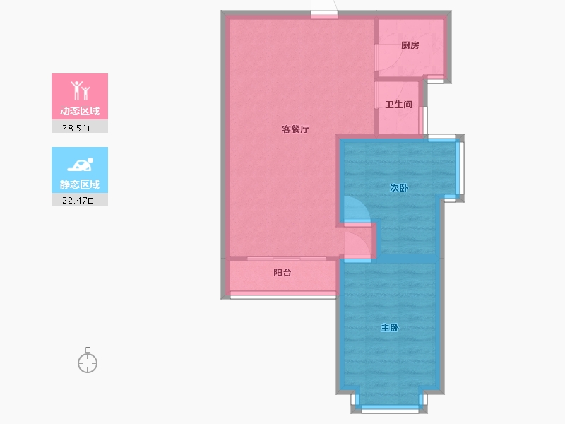 广东省-深圳市-百花园（一期）-54.09-户型库-动静分区