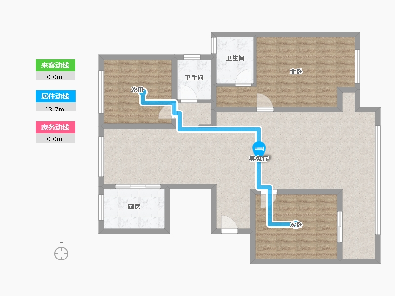 河南省-郑州市-郑西建业联盟新城-102.40-户型库-动静线