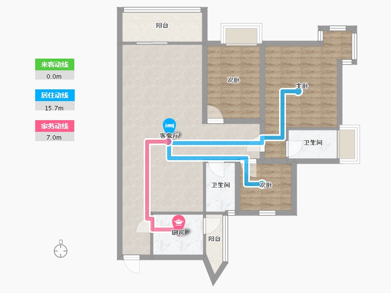 广东省-深圳市-天健阳光华苑-91.01-户型库-动静线