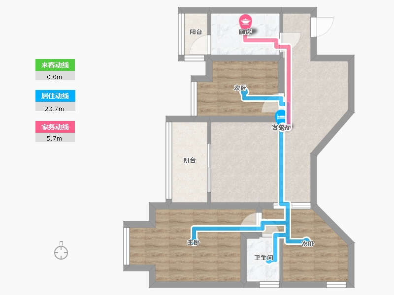 广东省-深圳市-韵动家园-63.12-户型库-动静线