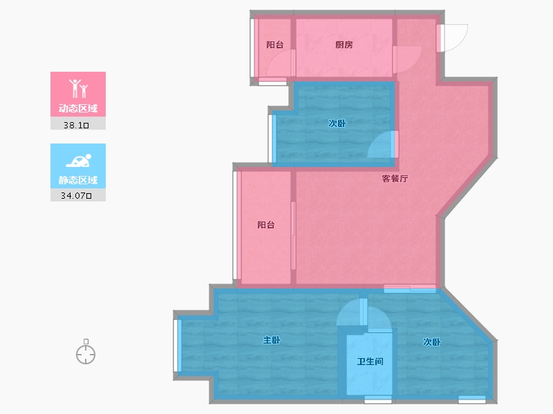 广东省-深圳市-韵动家园-63.12-户型库-动静分区