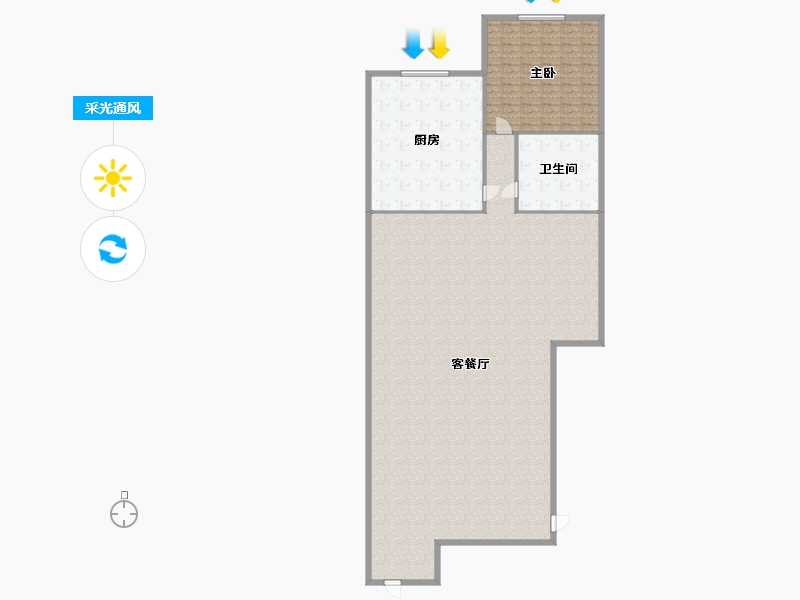 山东省-青岛市-大铭公馆-239.00-户型库-采光通风