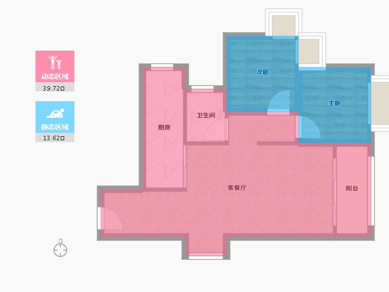 广东省-深圳市-中城天邑花园-46.90-户型库-动静分区