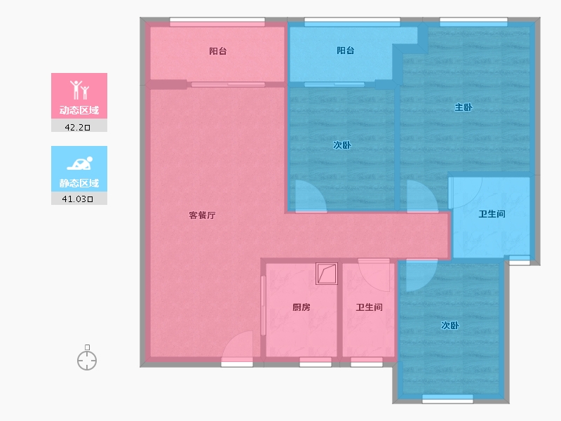 福建省-福州市-建发双玺书香府-80.00-户型库-动静分区