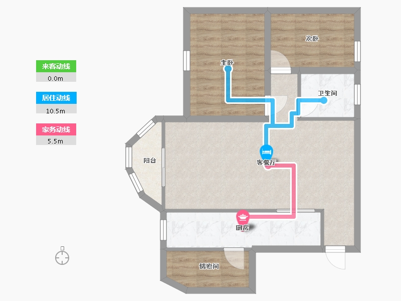 广东省-深圳市-碧华庭居-67.79-户型库-动静线