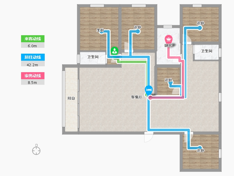 广东省-深圳市-中港城-137.20-户型库-动静线